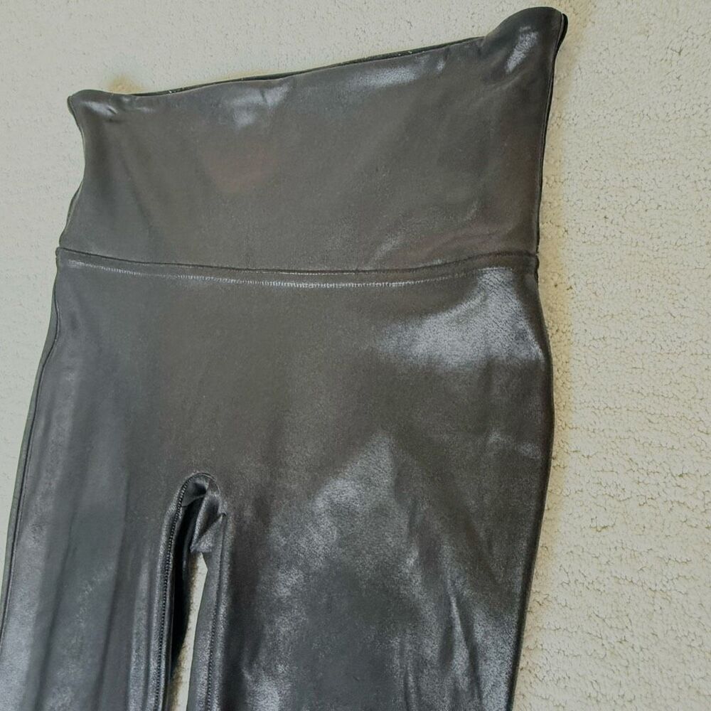 Spanx Faux Leather Black Leggings - Women’s US M
